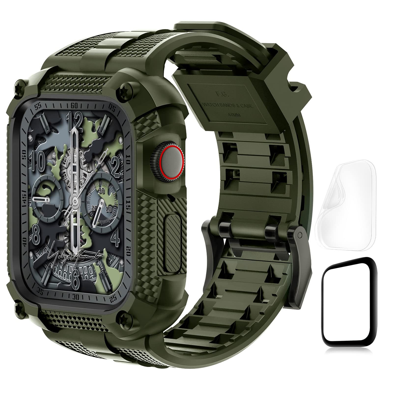 Upgrade Your Apple Watch Game with Amband M1 Sport Rugged Style Band and Case